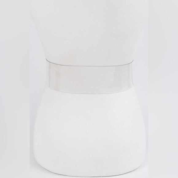 Plus Size Clear & Gold Waist Statement Belt main image 4